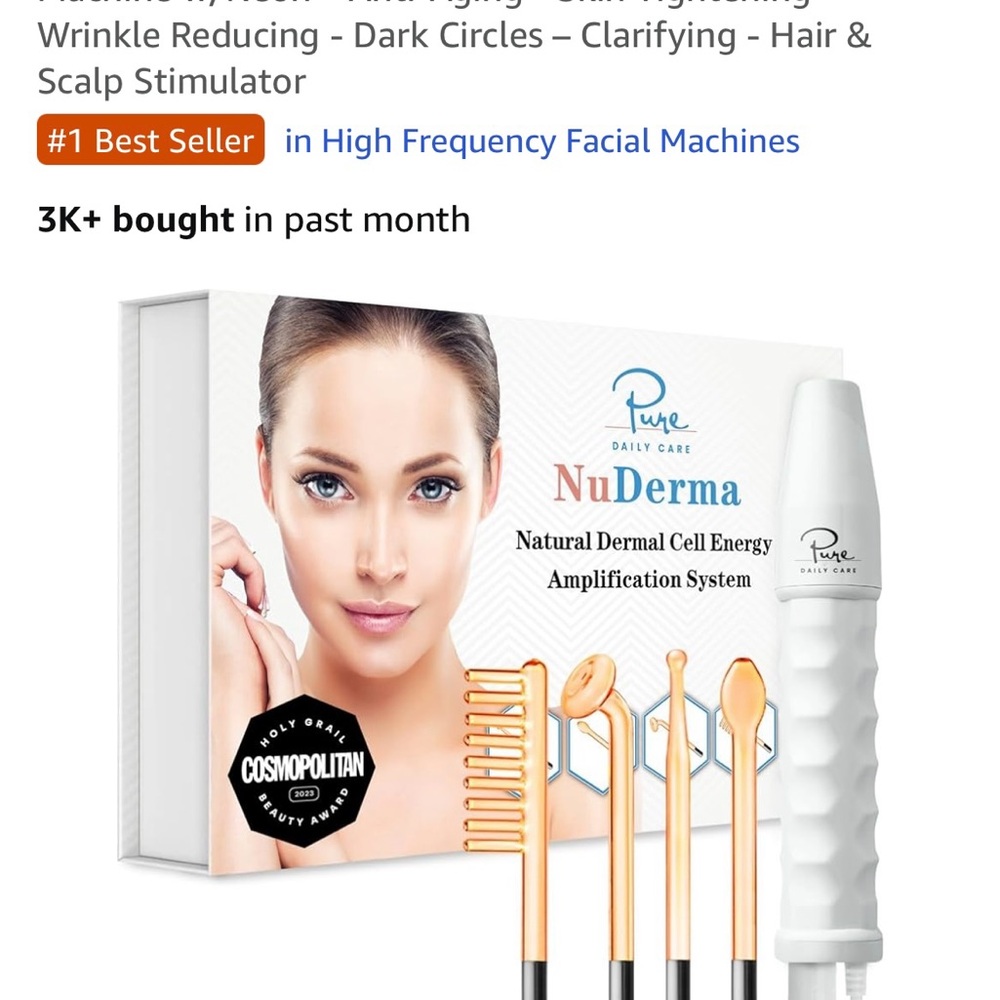 Pure Daily Care NuDerma Natural Dermal Cell Energy Amplification System - White